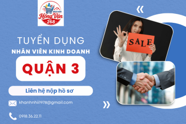 Tuyển dụng nhân viên kinh doanh Quận 3