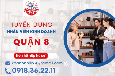 Tuyển dụng nhân viên kinh doanh Quận 8